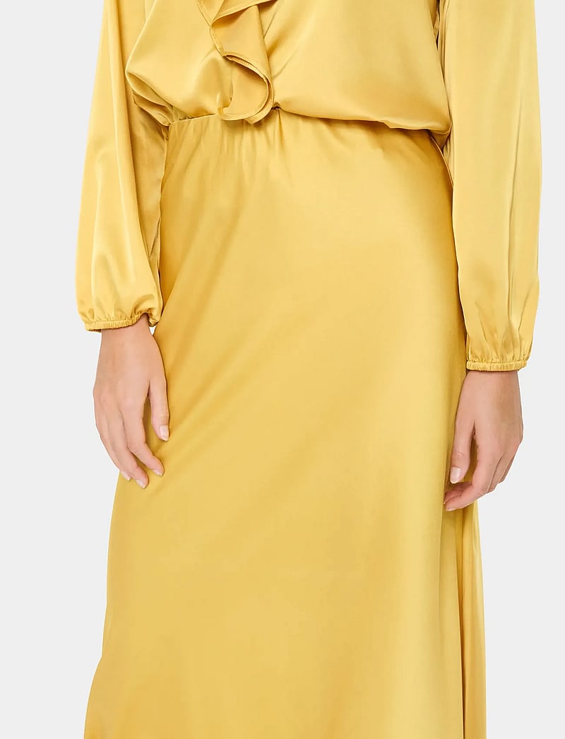 Saint Tropez - LodisaSZ Maxi Skirt - satinröcke - fall leaf - 5