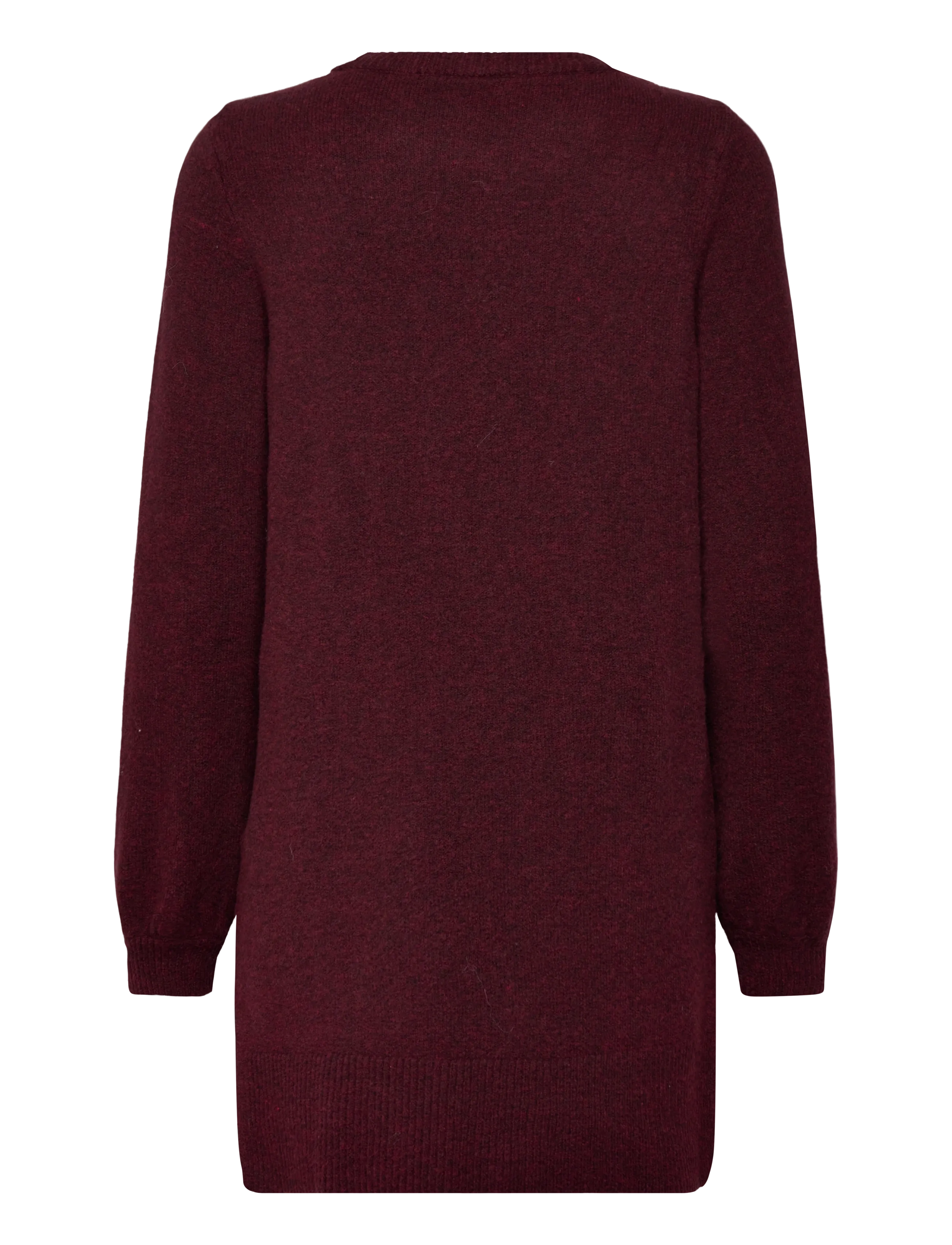 Saint Tropez - MaleenSZ Long Pullover - kootud kleidid - fudge - 1