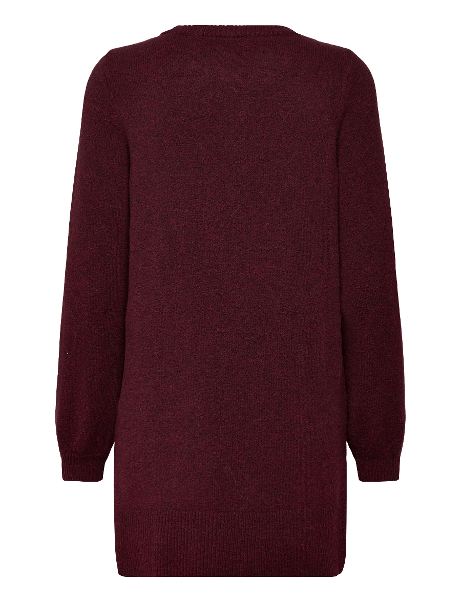 Saint Tropez - MaleenSZ Long Pullover - strickkleider - fudge - 1