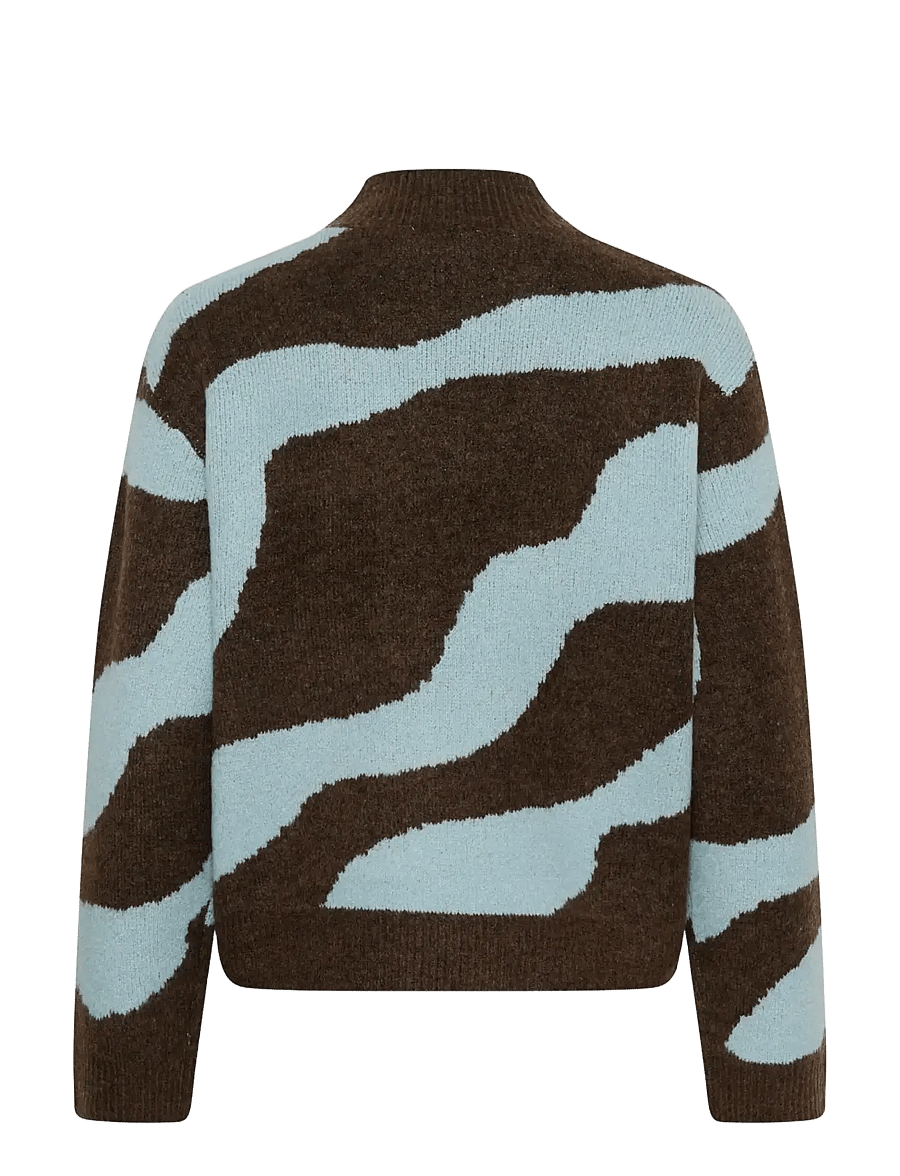 Saint Tropez - MallieSZ Pullover - striktrøjer - dark earth - 2