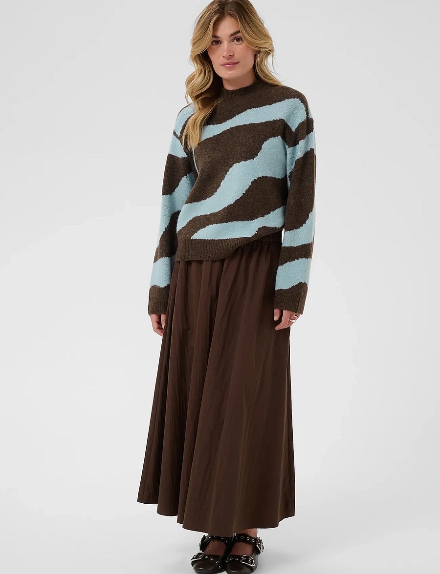 Saint Tropez - MallieSZ Pullover - striktrøjer - dark earth - 3