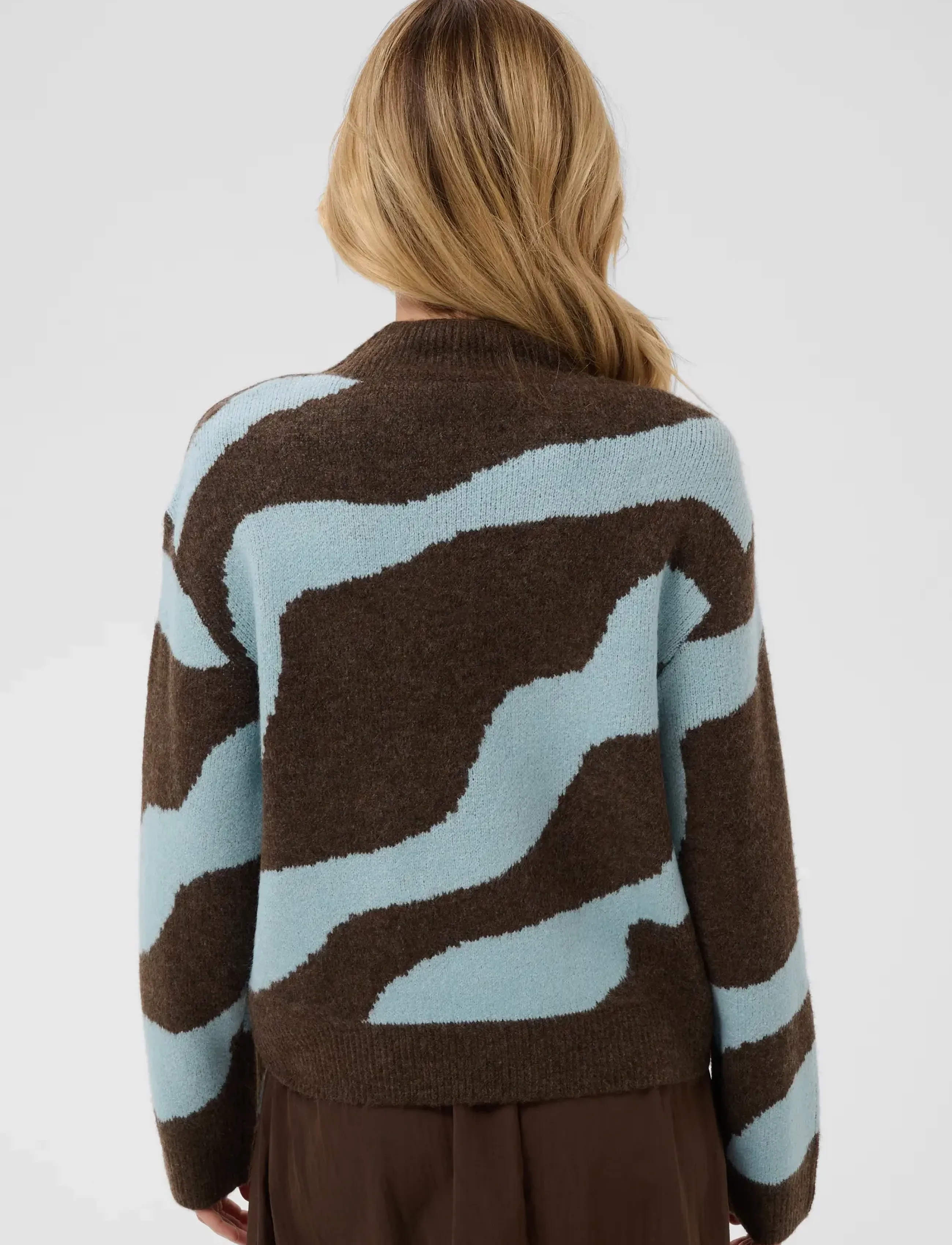 Saint Tropez - MallieSZ Pullover - stickade tröjor - dark earth - 4