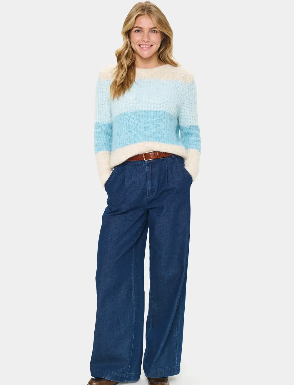 Saint Tropez - MandySZ Pullover - pullover - aqua haze melange - 2