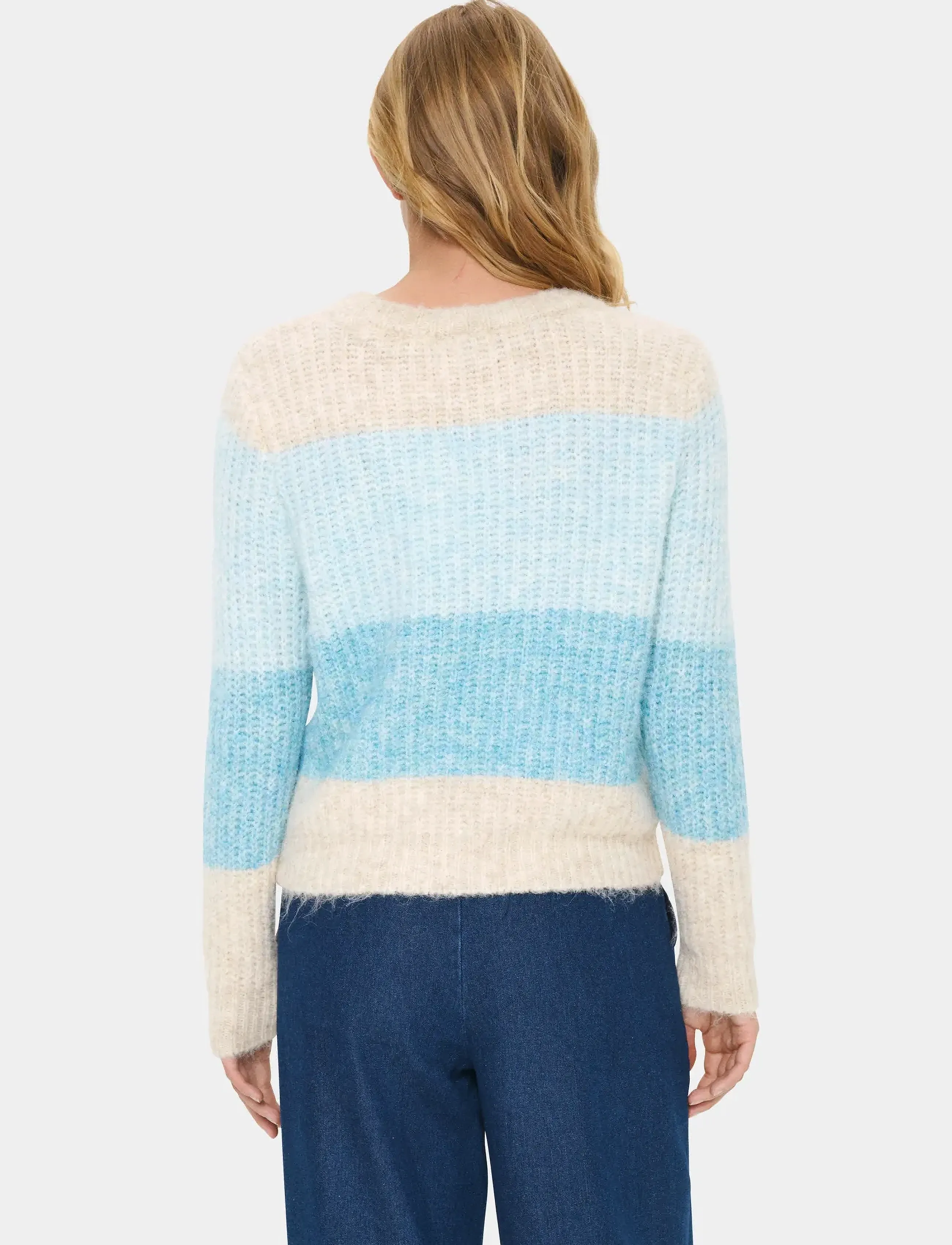 Saint Tropez - MandySZ Pullover - aqua haze melange - 3