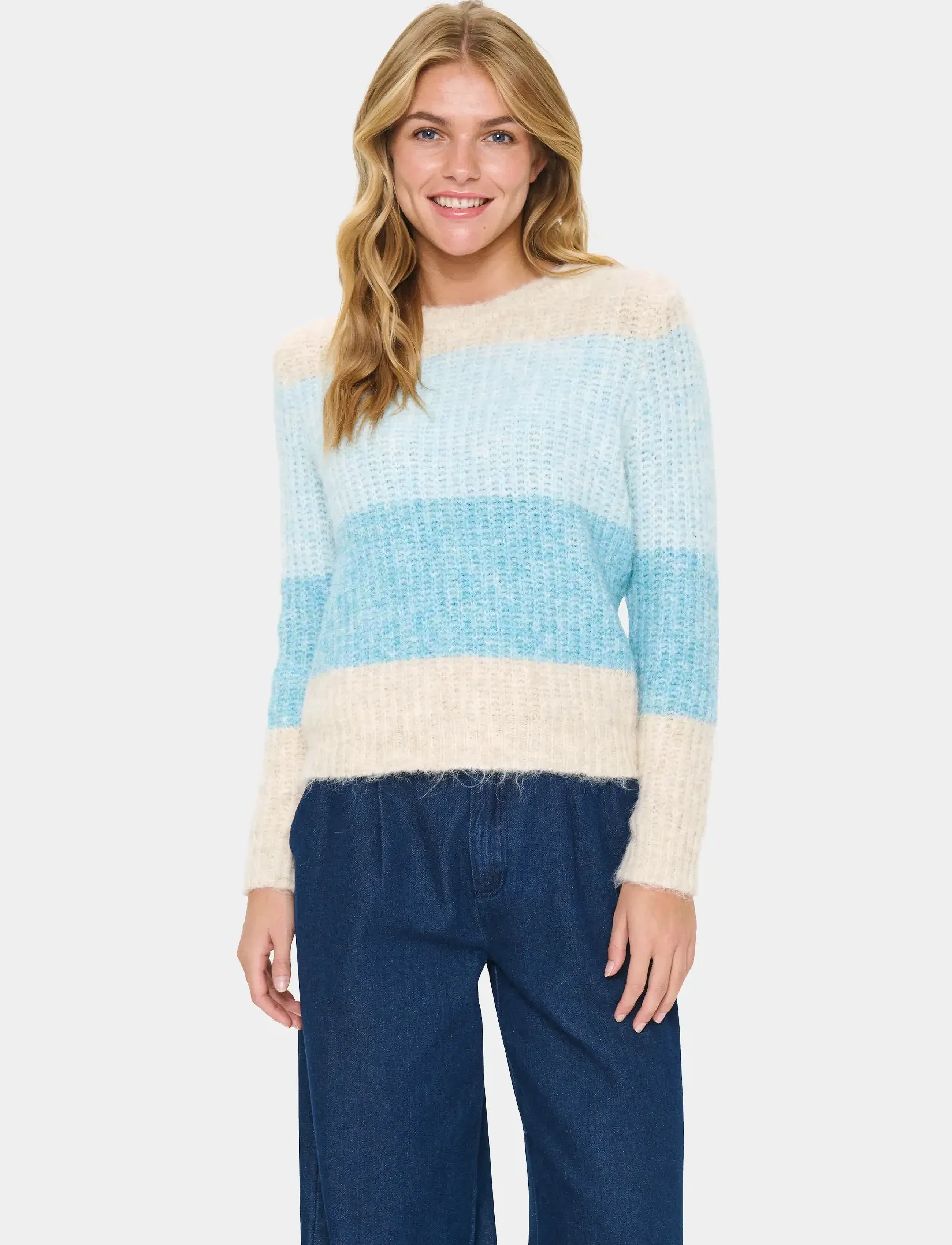 Saint Tropez - MandySZ Pullover - aqua haze melange - 5