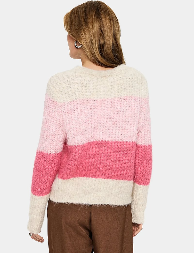 Saint Tropez - MandySZ Pullover - striktrøjer - wild rose melange - 4