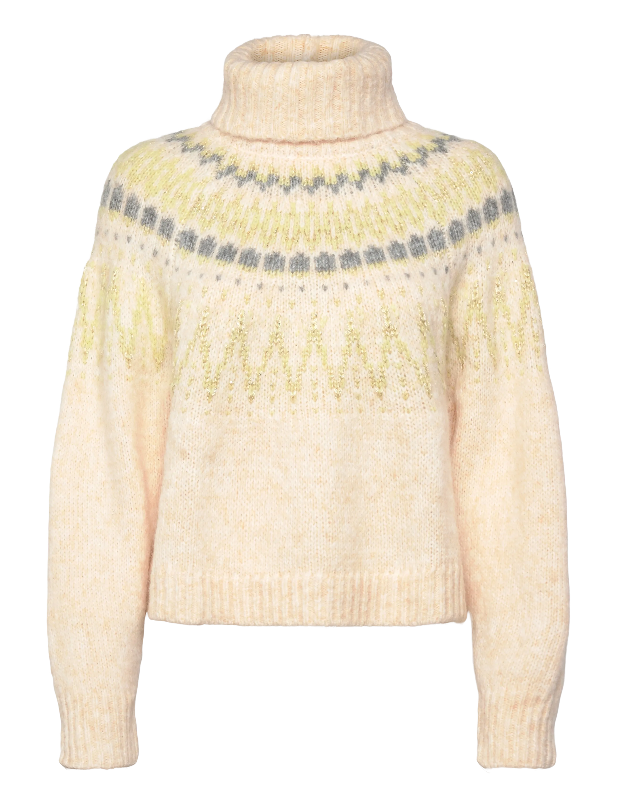 Saint Tropez MegnaSZ Rollneck Pullover - Saint Tropez - ICE MELANGE / cream