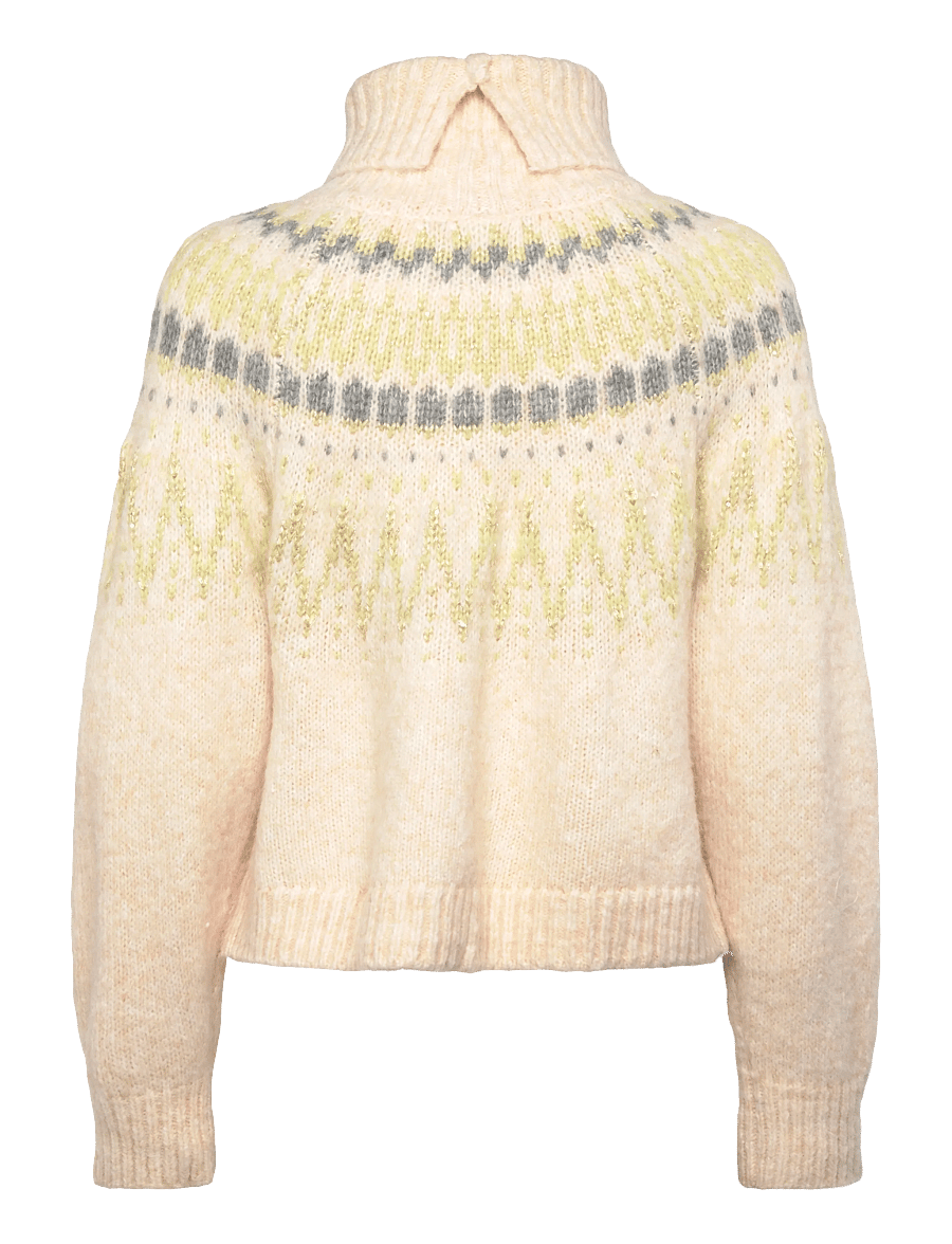 Saint Tropez - MegnaSZ Rollneck Pullover - striktrøjer - ice melange - 2