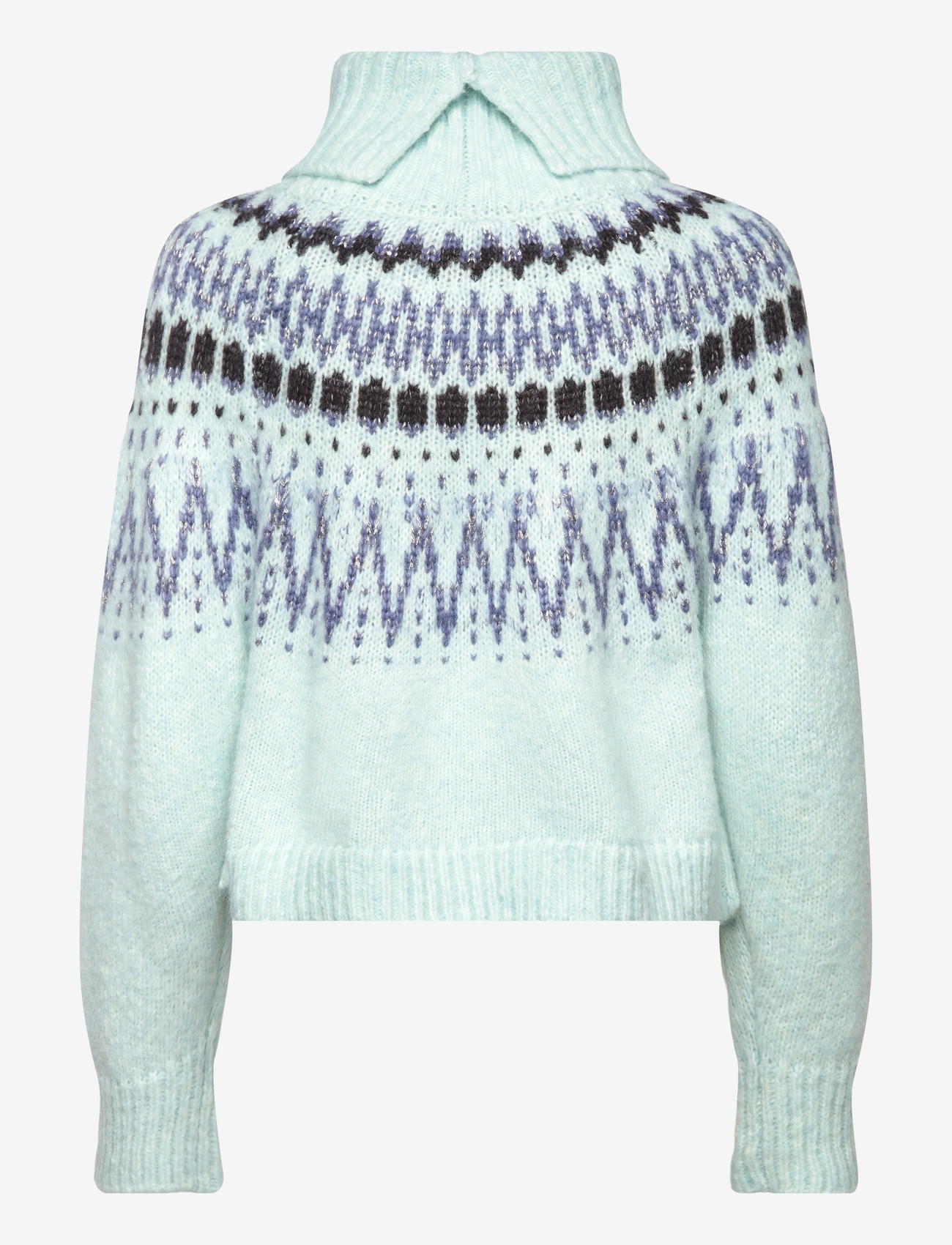 Saint Tropez - MegnaSZ Rollneck Pullover - trøjer - starlight blue melange - 2