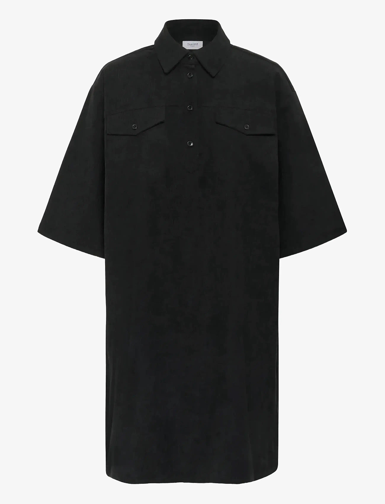 Saint Tropez - MagnilleSZ Dress - skjortklänningar - black - 1