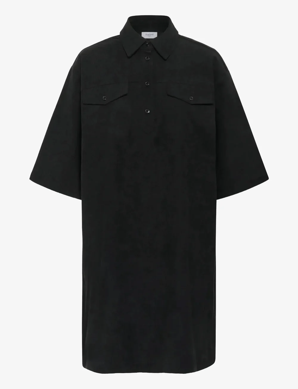 Saint Tropez - MagnilleSZ Dress - skjortklänningar - black - 1