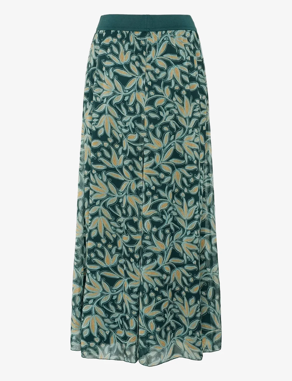Saint Tropez - MiljaSZ Crinkle Maxi Skirt - maxikjolar - pine autumn floral - 2