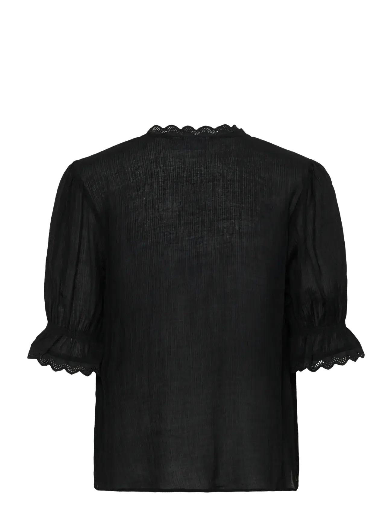 Saint Tropez - KristelSZ Shirt - short-sleeved blouses - black - 2
