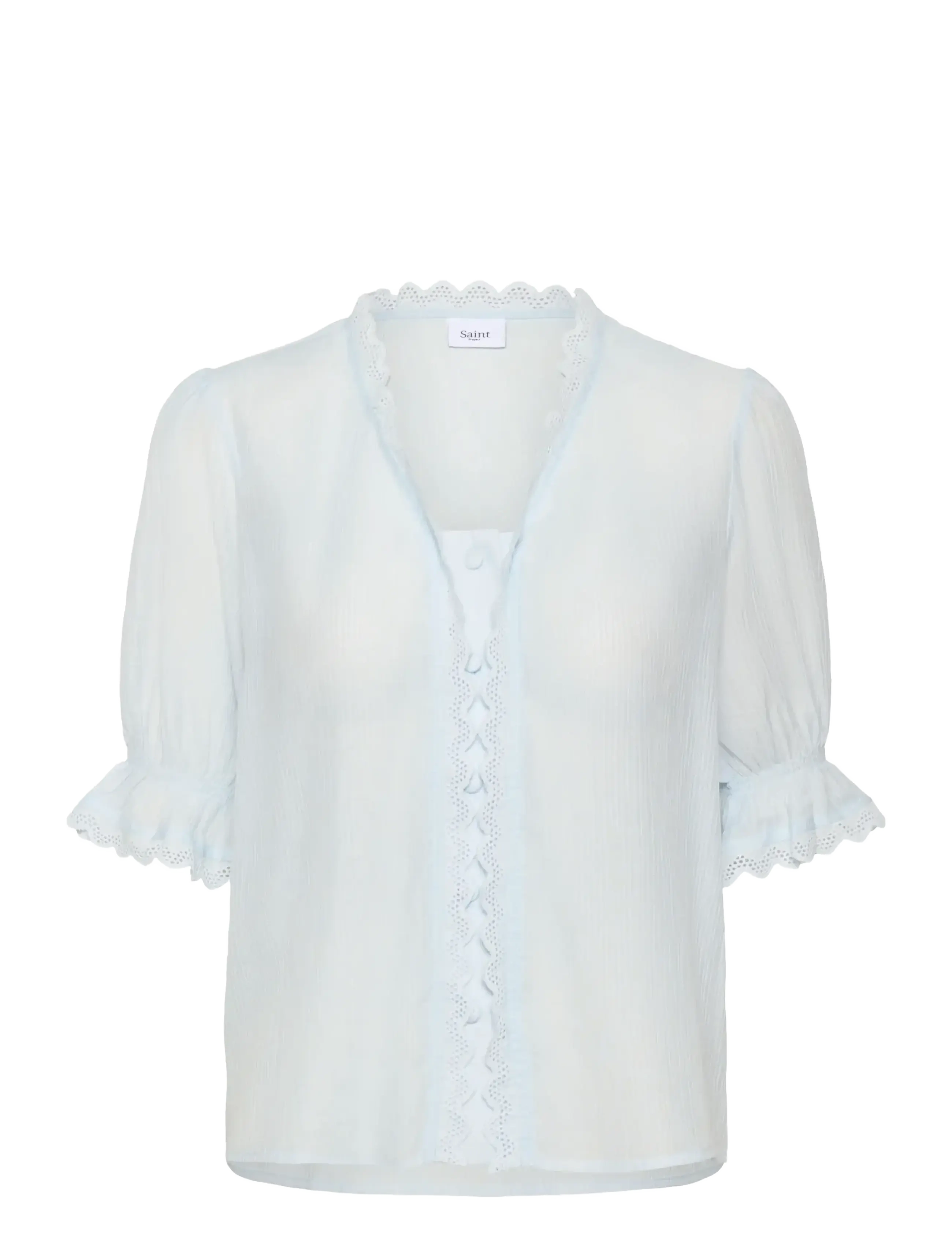 SAINT TROPEZ Kristelsz Shirt Blau - M - Damen