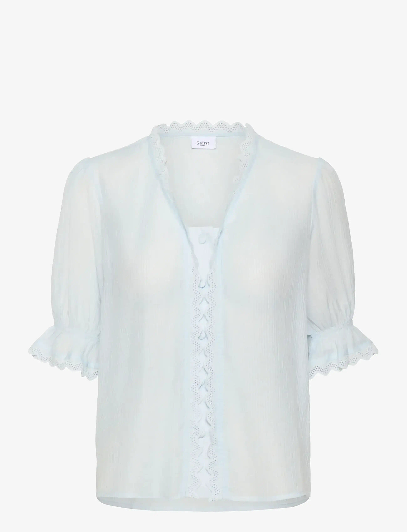 Saint Tropez - KristelSZ Shirt - kortærmede bluser - skyway - 1