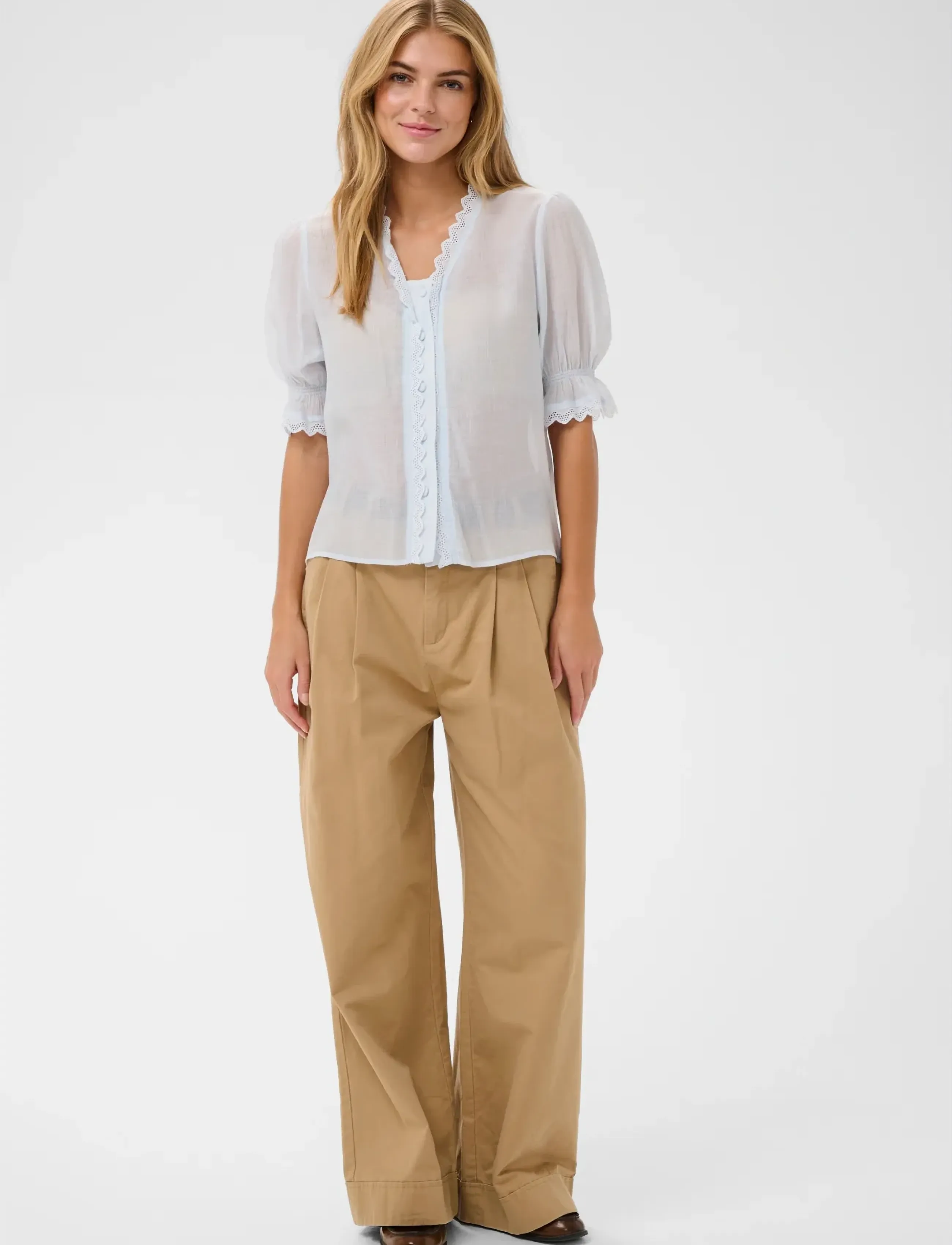 Saint Tropez - KristelSZ Shirt - lühikeste varrukatega pluusid - skyway - 3