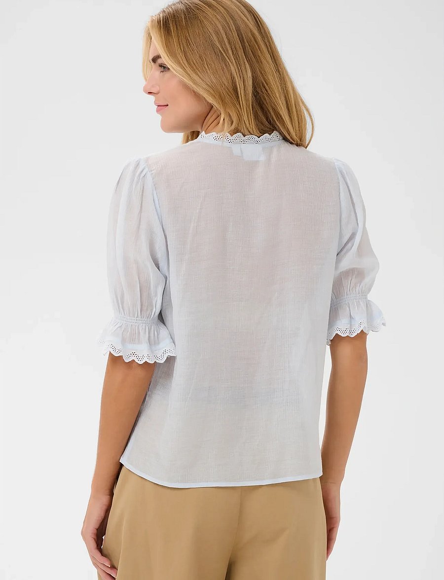 Saint Tropez - KristelSZ Shirt - lühikeste varrukatega pluusid - skyway - 4
