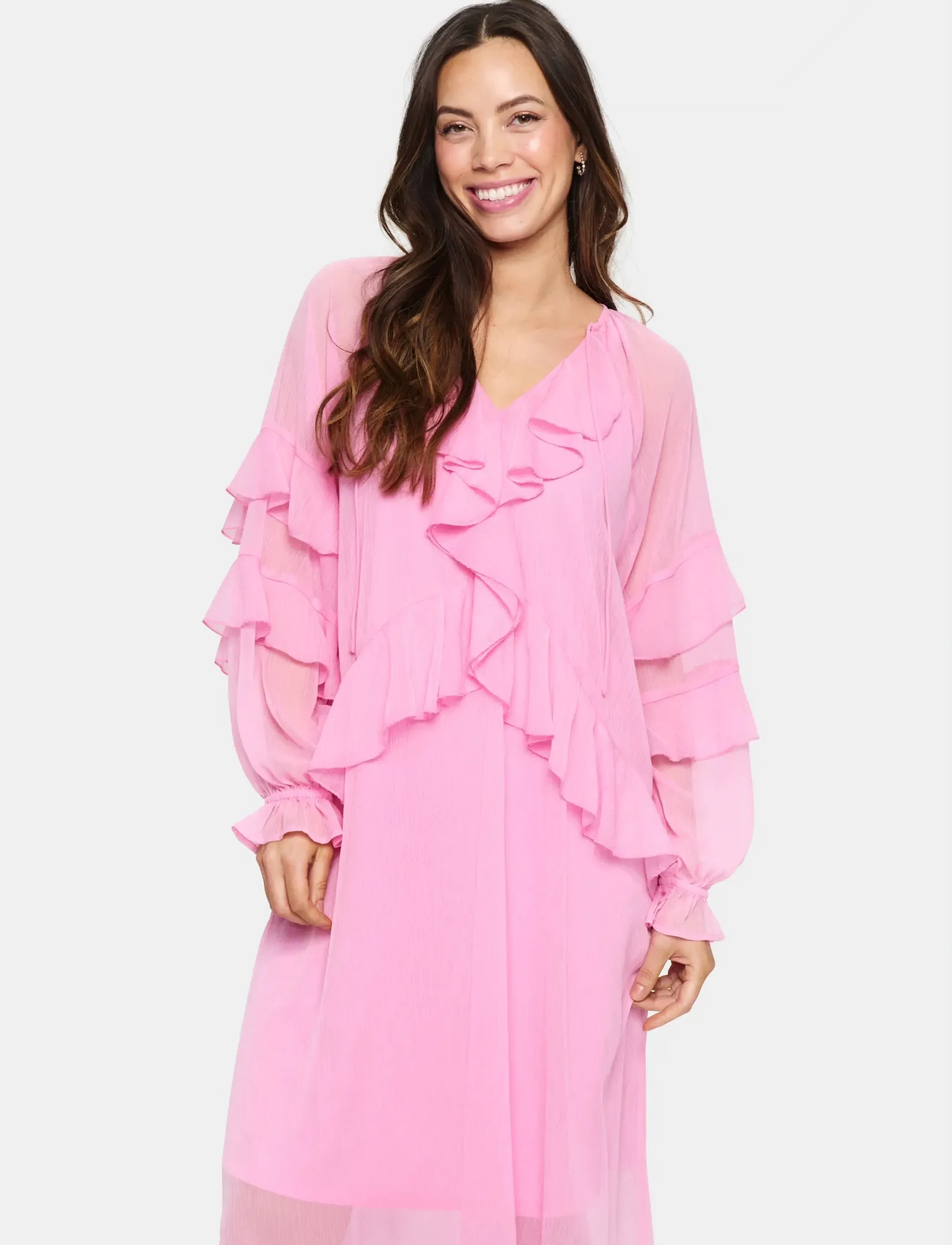 Saint Tropez JacelynSZ Dress - Maxiklänningar - BEGONIA PINK / pink/rose