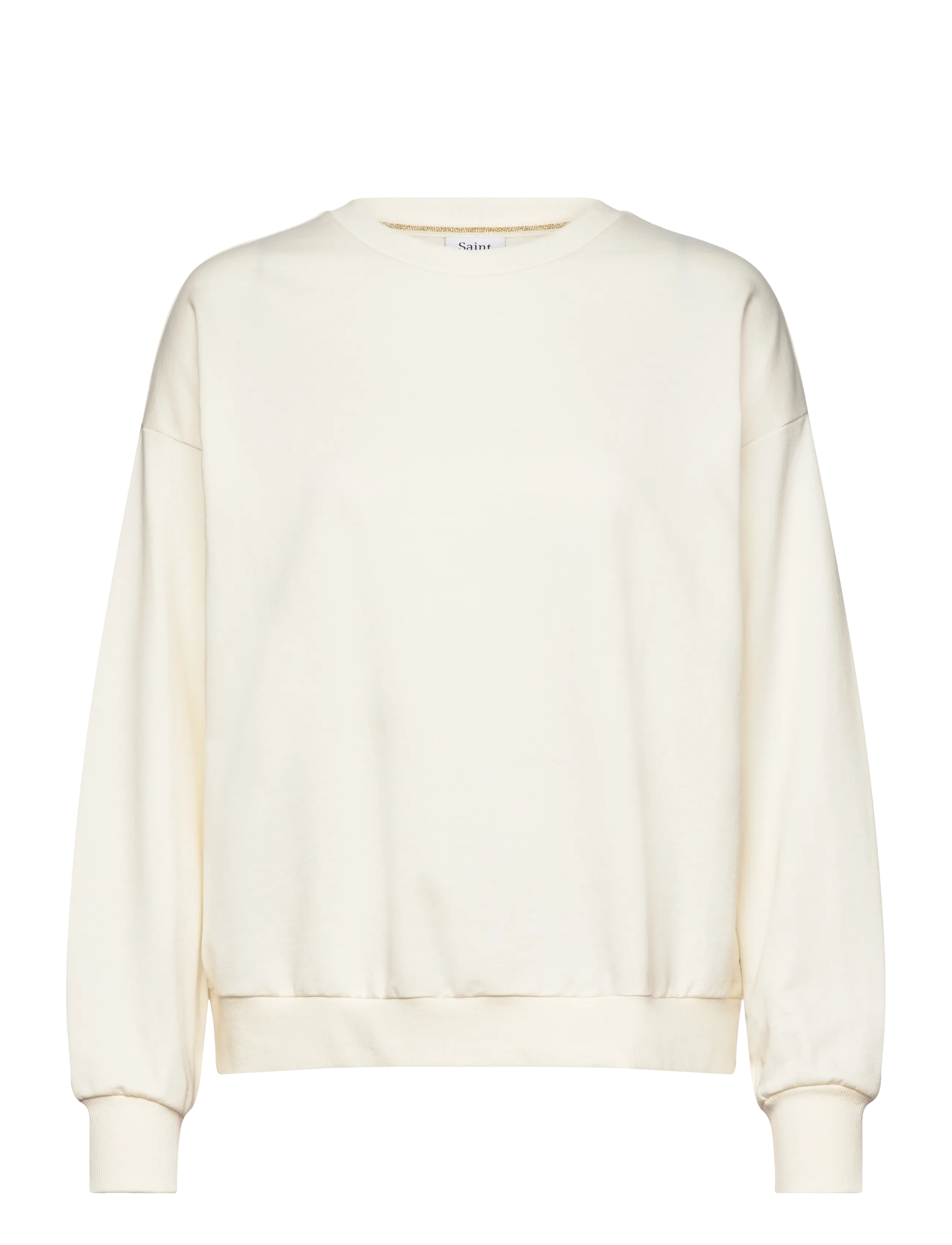 SAINT TROPEZ Lilaasz Sweatshirt Cream - M - Damen