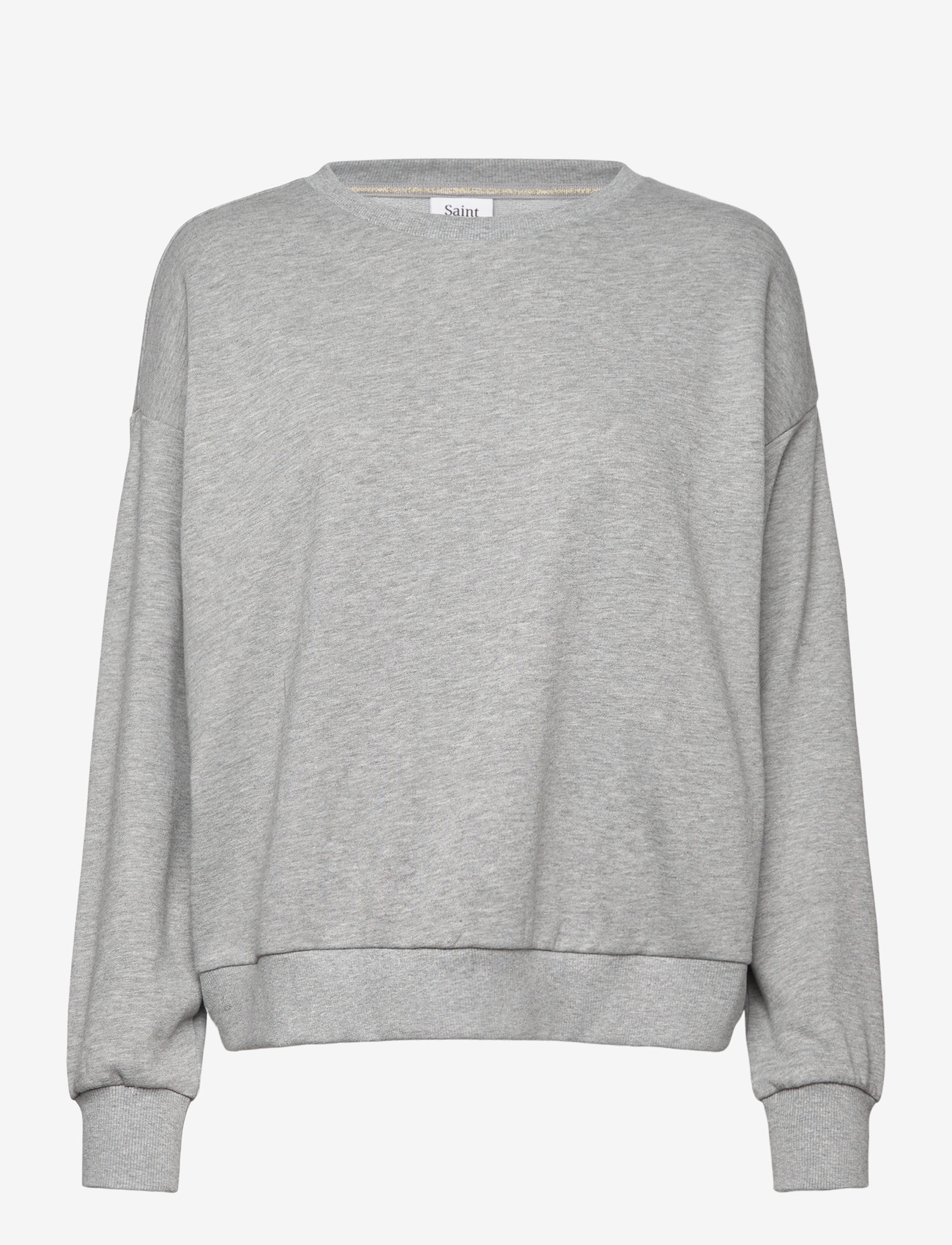 Saint Tropez - LilaaSZ Sweatshirt - hverdags stil - mist grey melange - 0