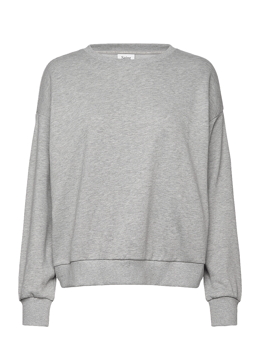 Saint Tropez - LilaaSZ Sweatshirt - igapäevane stiil - mist grey melange - 0
