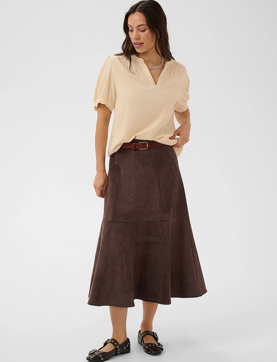 Saint Tropez - BrittaSZ SS Blouse - lühikeste varrukatega pluusid - creme - 3