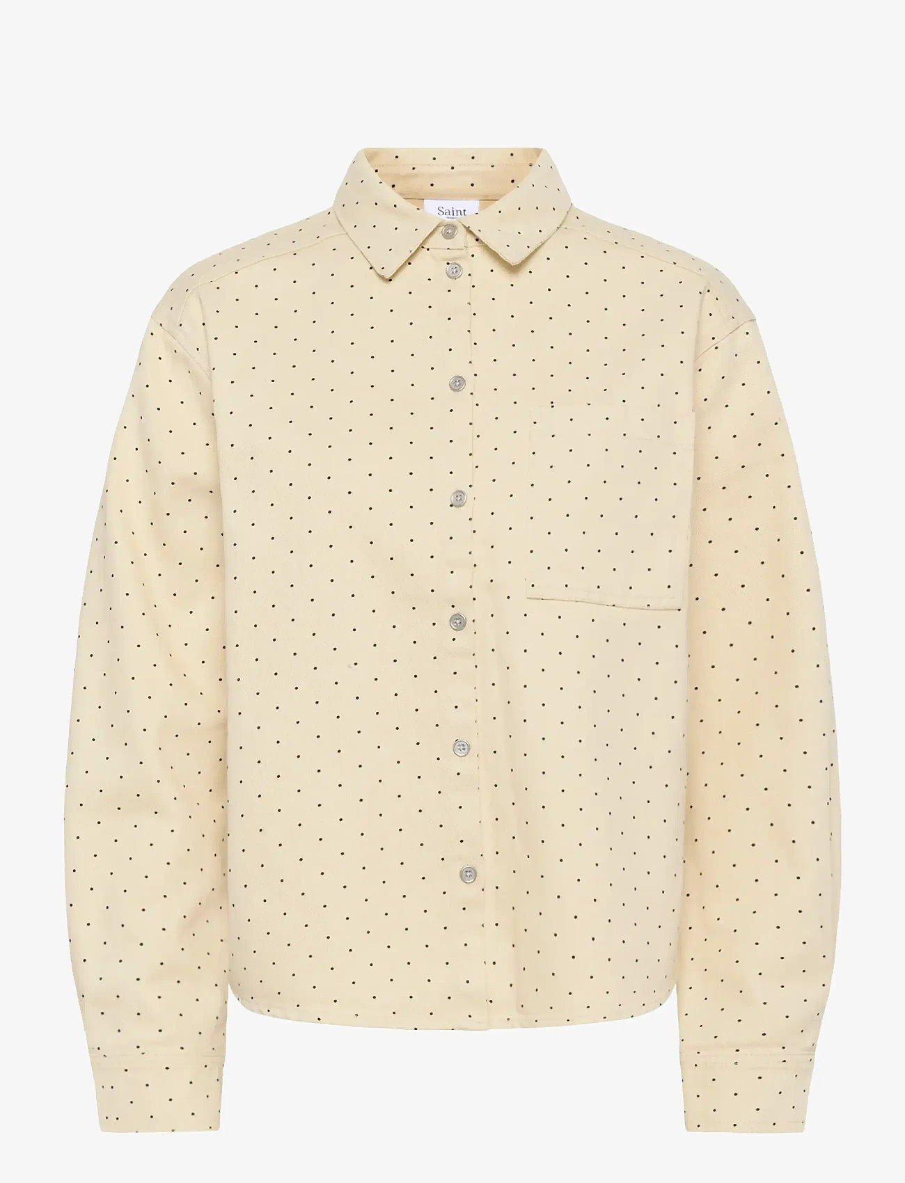 Saint Tropez - PatriciaSZ Shirt - teksasärgid - turtledove black tiny dots - 1