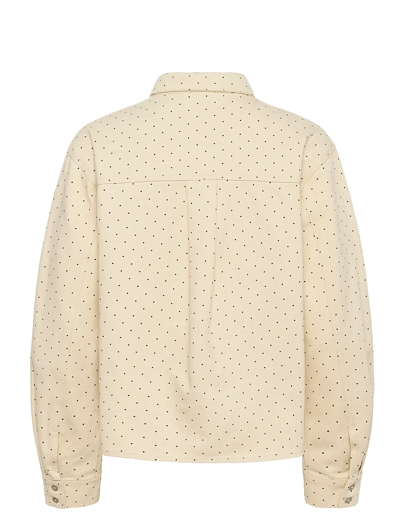 Saint Tropez - PatriciaSZ Shirt - teksasärgid - turtledove black tiny dots - 2