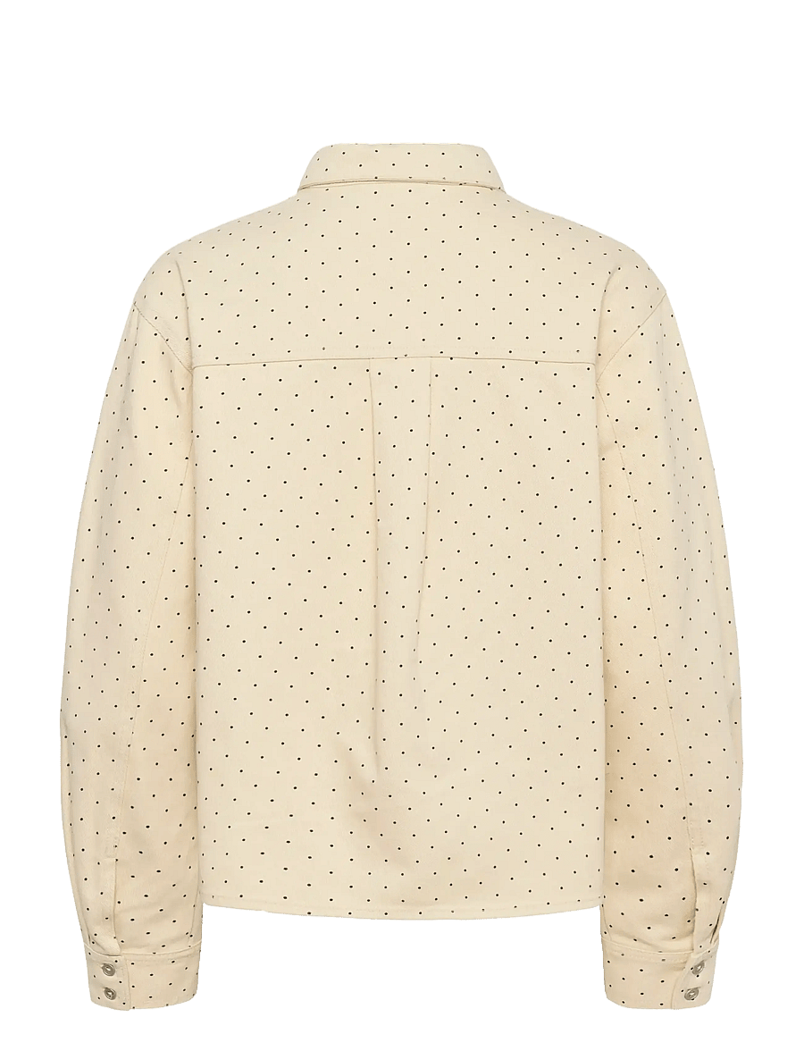 Saint Tropez - PatriciaSZ Shirt - denimskjorter - turtledove black tiny dots - 2