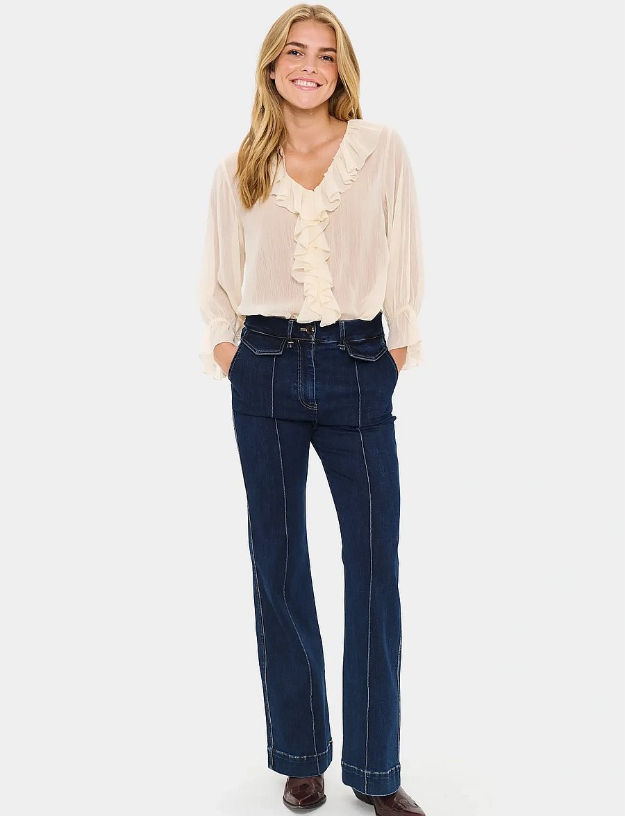 Saint Tropez - NanetteSZ Blouse - seedpearl - 3
