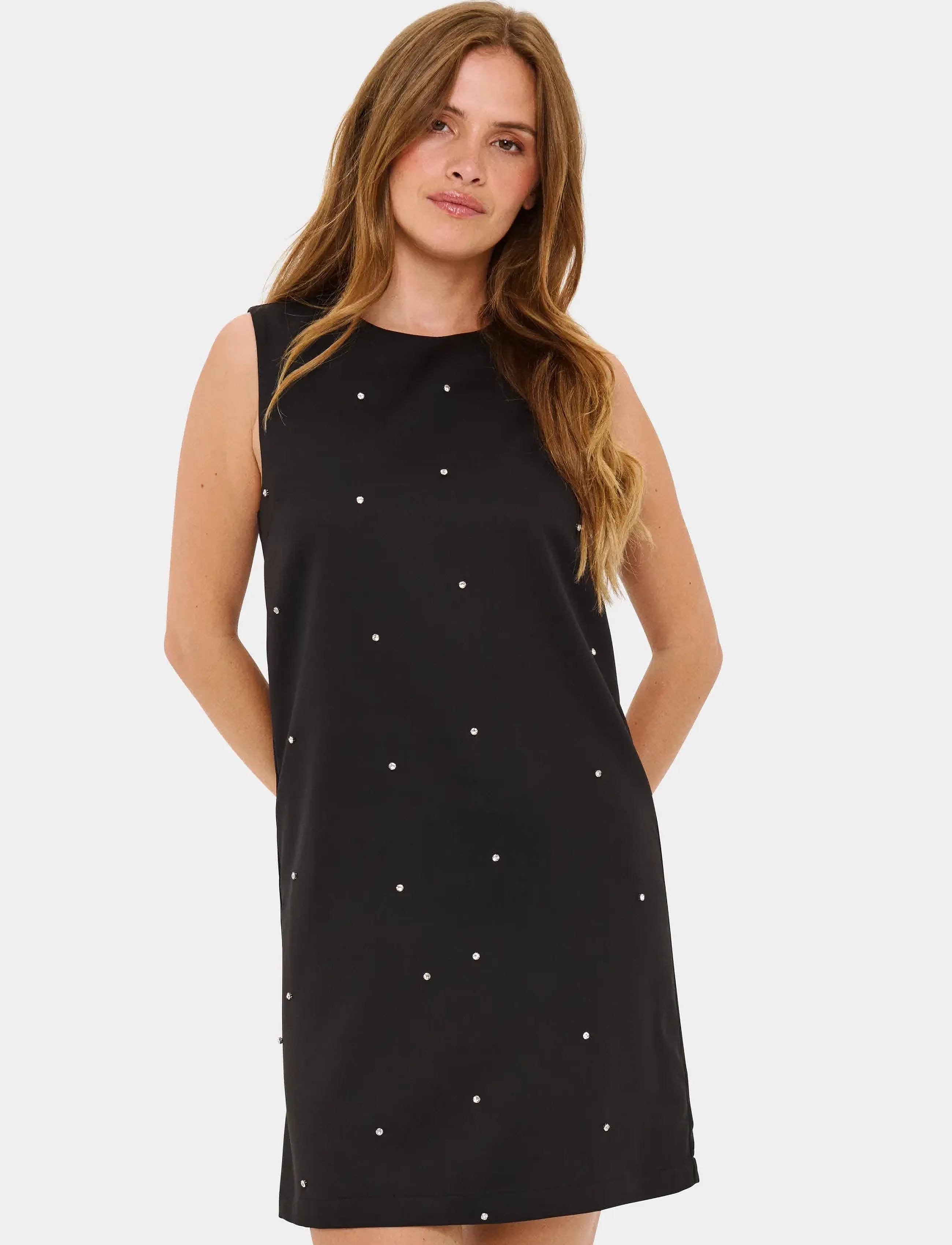 Saint Tropez NikitaSZ Dress - Tøj - BLACK / black