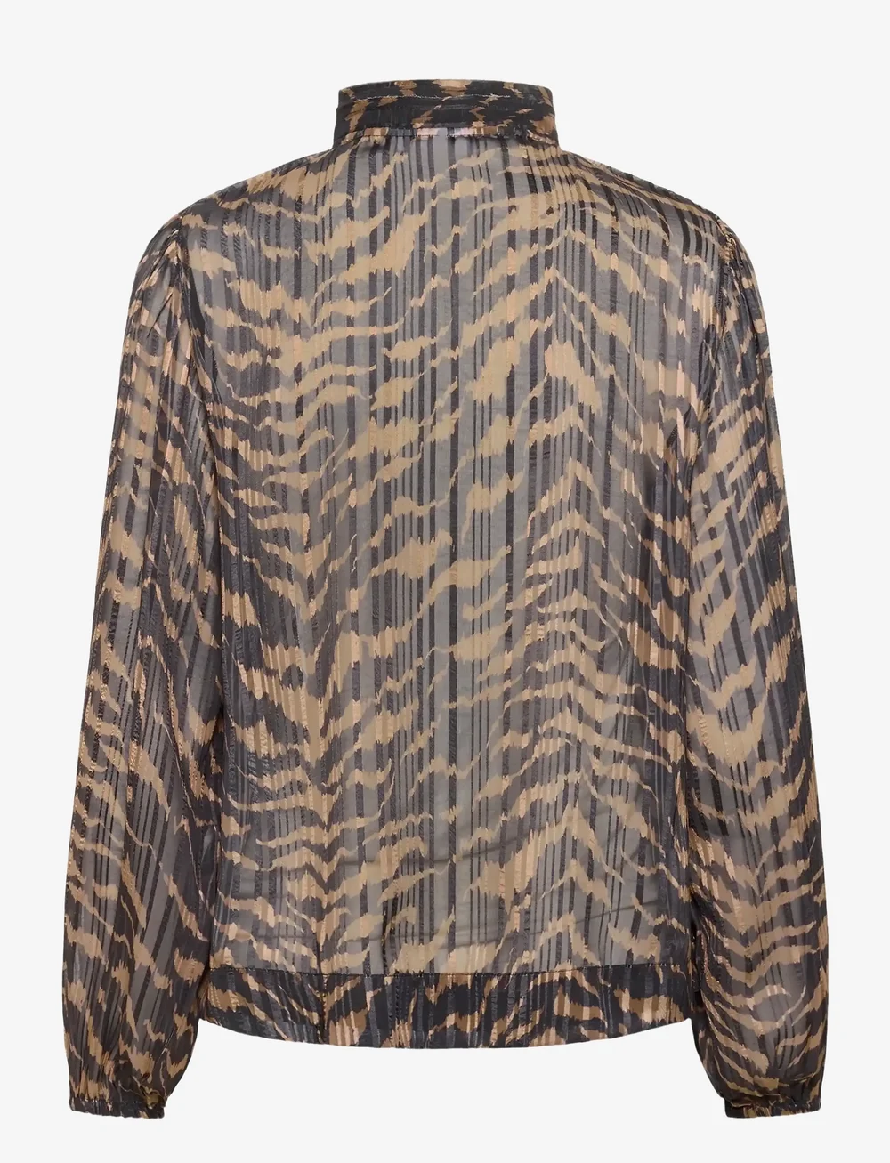 Saint Tropez - NestaSZ Blouse - langärmlige blusen - black shifted strokes - 1