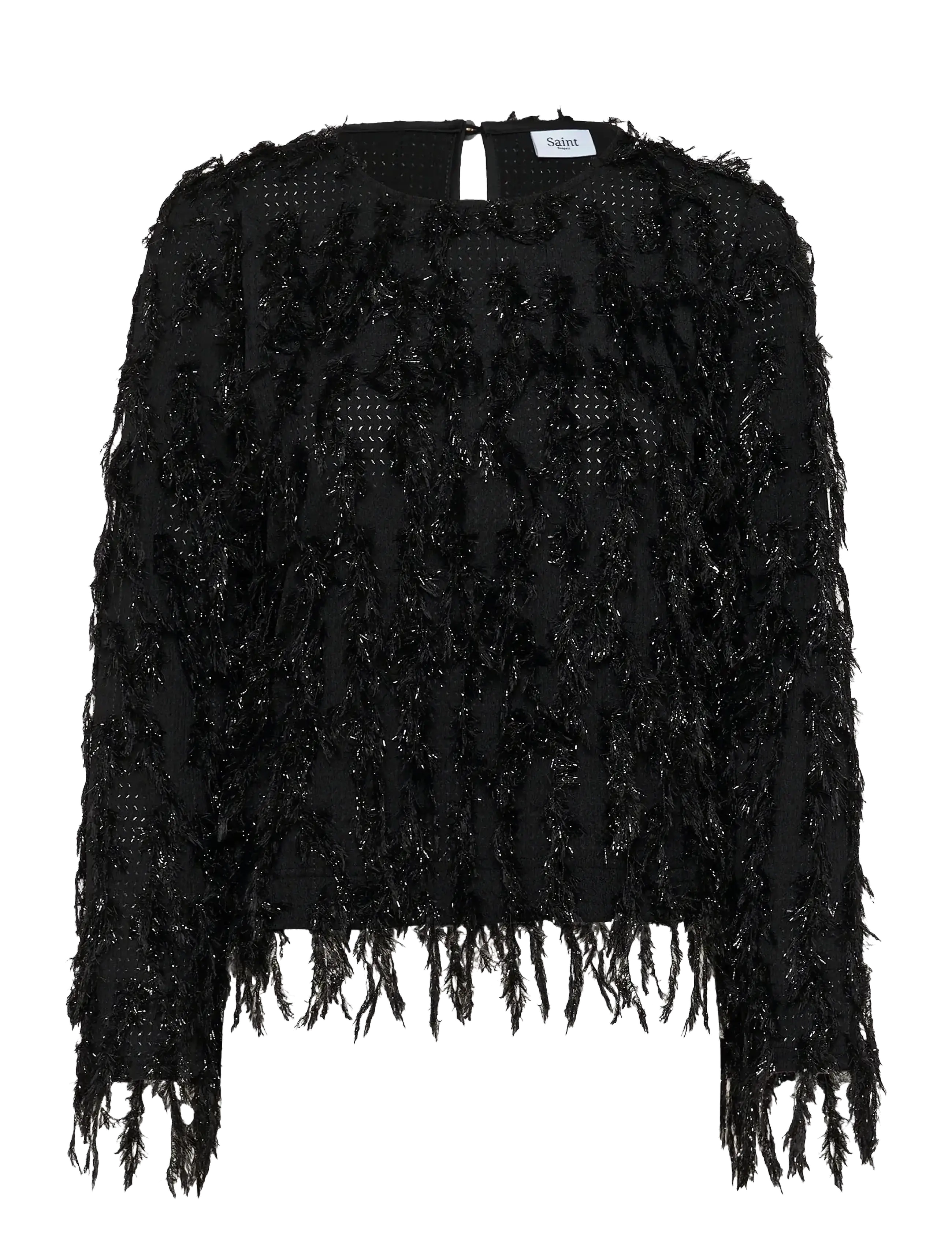 Saint Tropez NinetteSZ Blouse - Bluser - BLACK / black
