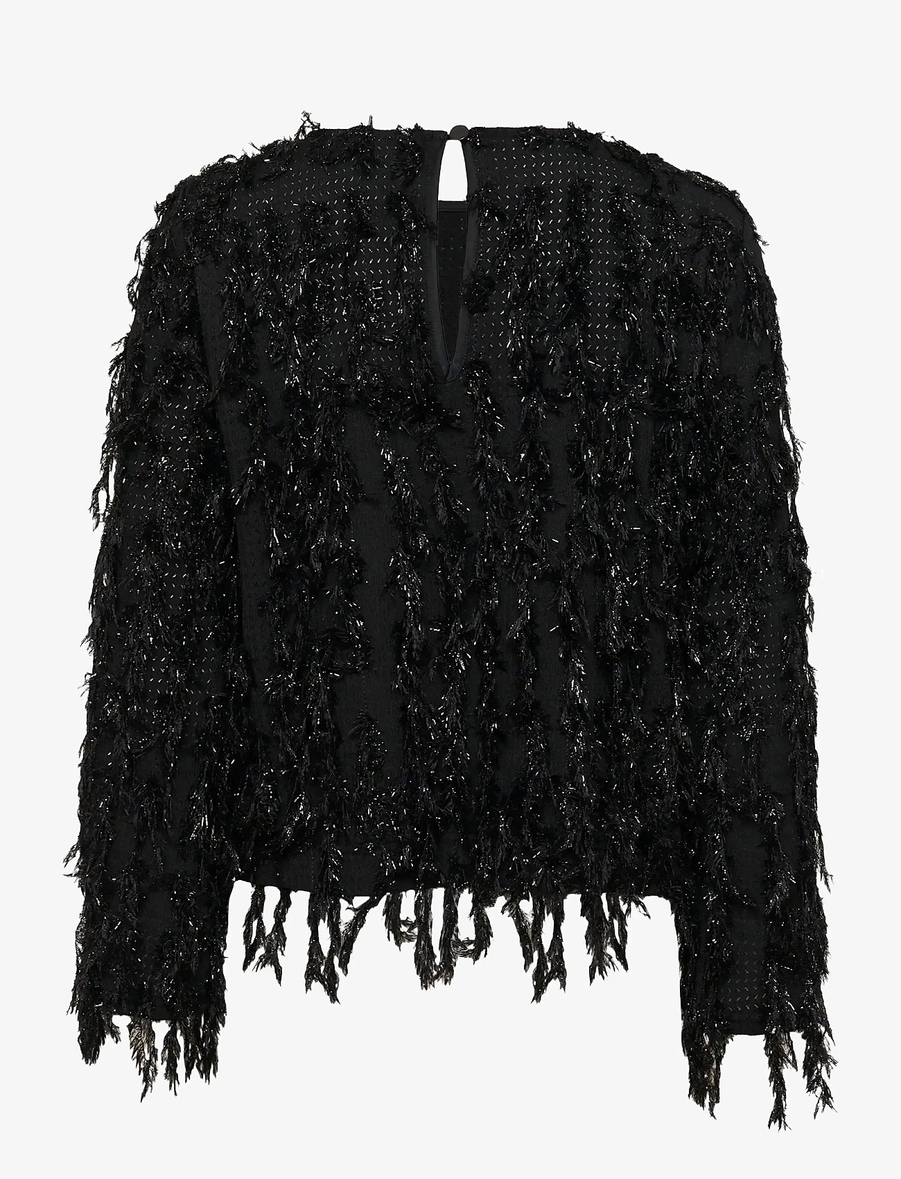 Saint Tropez - NinetteSZ Blouse - pikkade varrukatega pluusid - black - 1