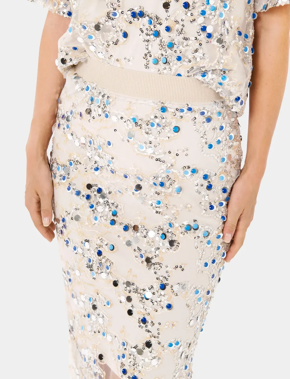 Saint Tropez - NeldaSZ Skirt - pailletten-röcke - marzipan - 5