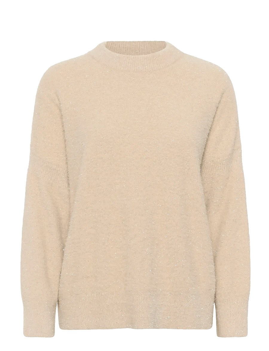 Saint Tropez - NushaSZ Pullover - striktrøjer - bleached sand - 0