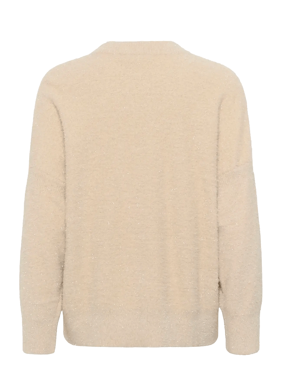 Saint Tropez - NushaSZ Pullover - striktrøjer - bleached sand - 1
