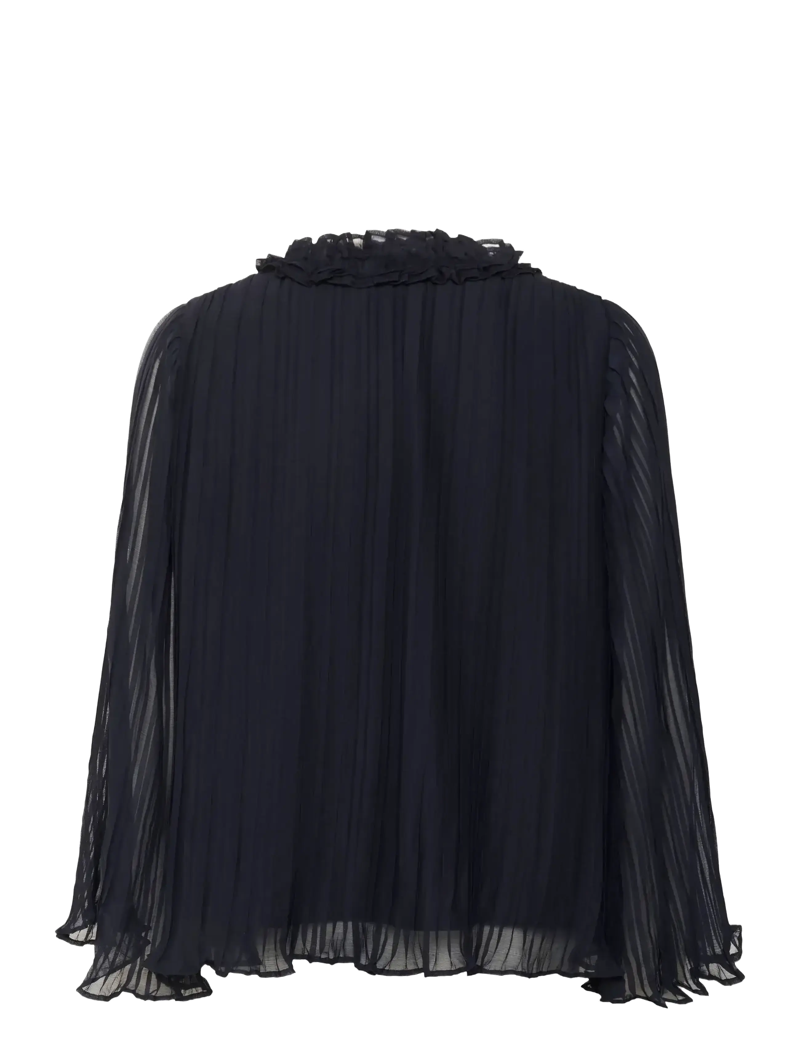 Saint Tropez - NuriSZ Blouse - langärmlige blusen - black - 1