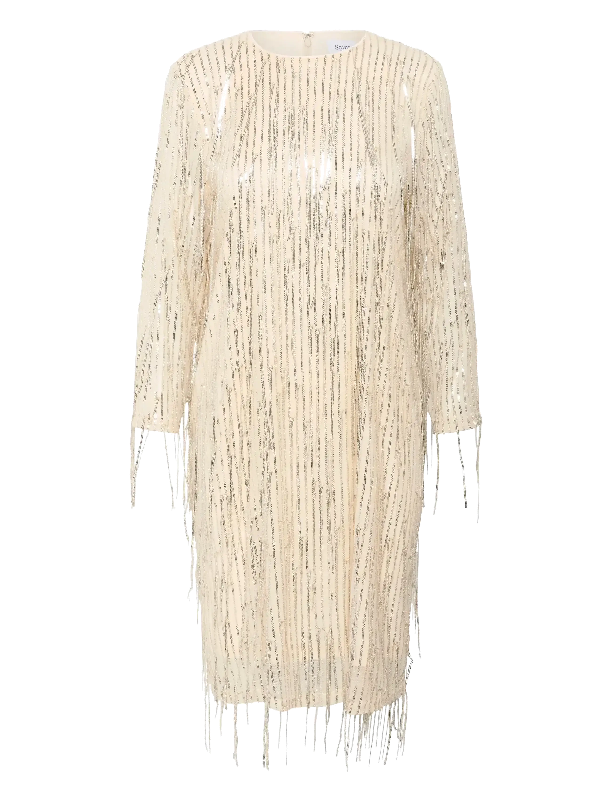 Saint Tropez NellisSZ Dress - Sequin Dresses - BLEACHED SAND / cream