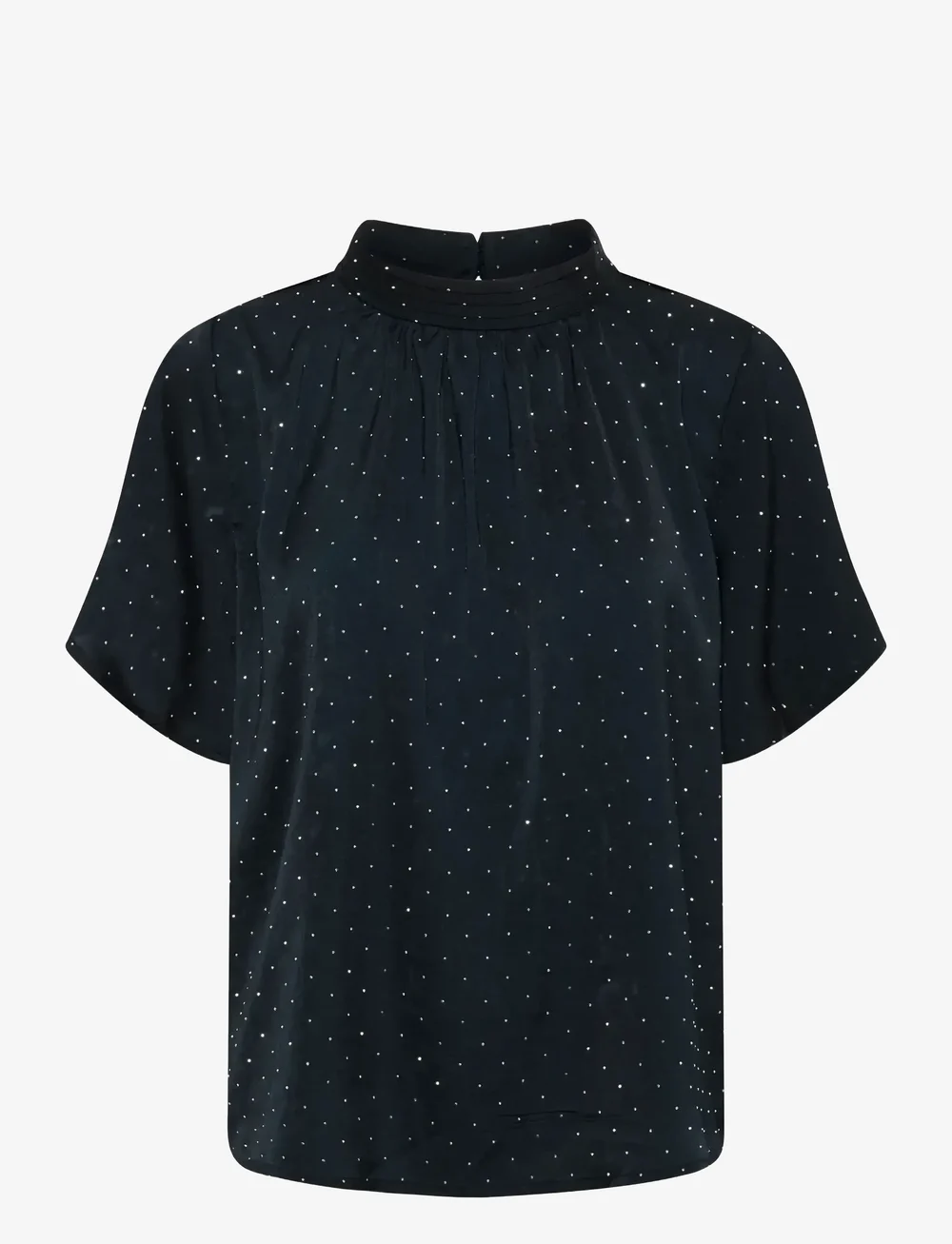 Saint Tropez - NaileenSZ Top - kurzämlige blusen - black - 0