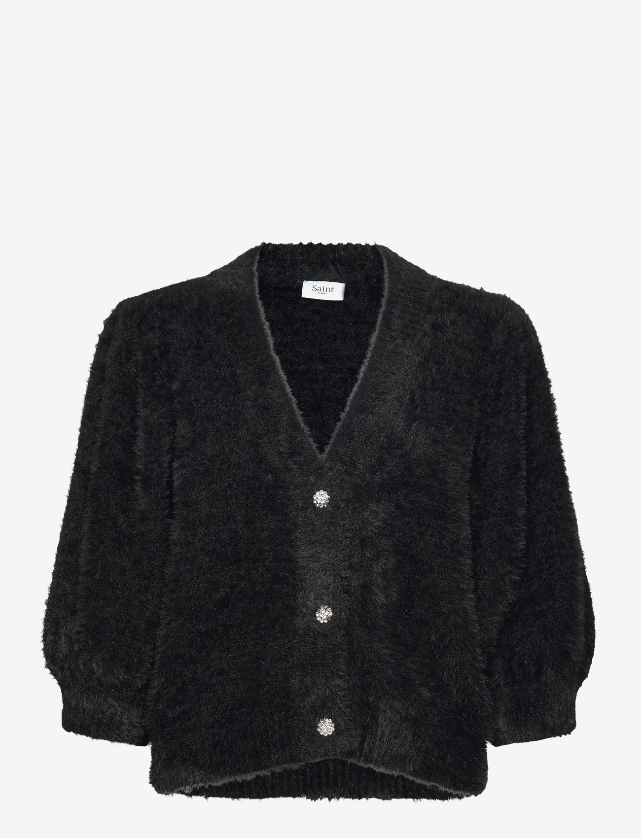 Saint Tropez - BanniSZ SS Cardigan - cardigans - black - 0