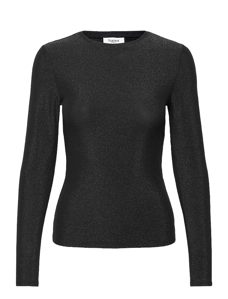 Saint Tropez - NoriaSZ LS Blouse - långärmade blusar - night sky - 0