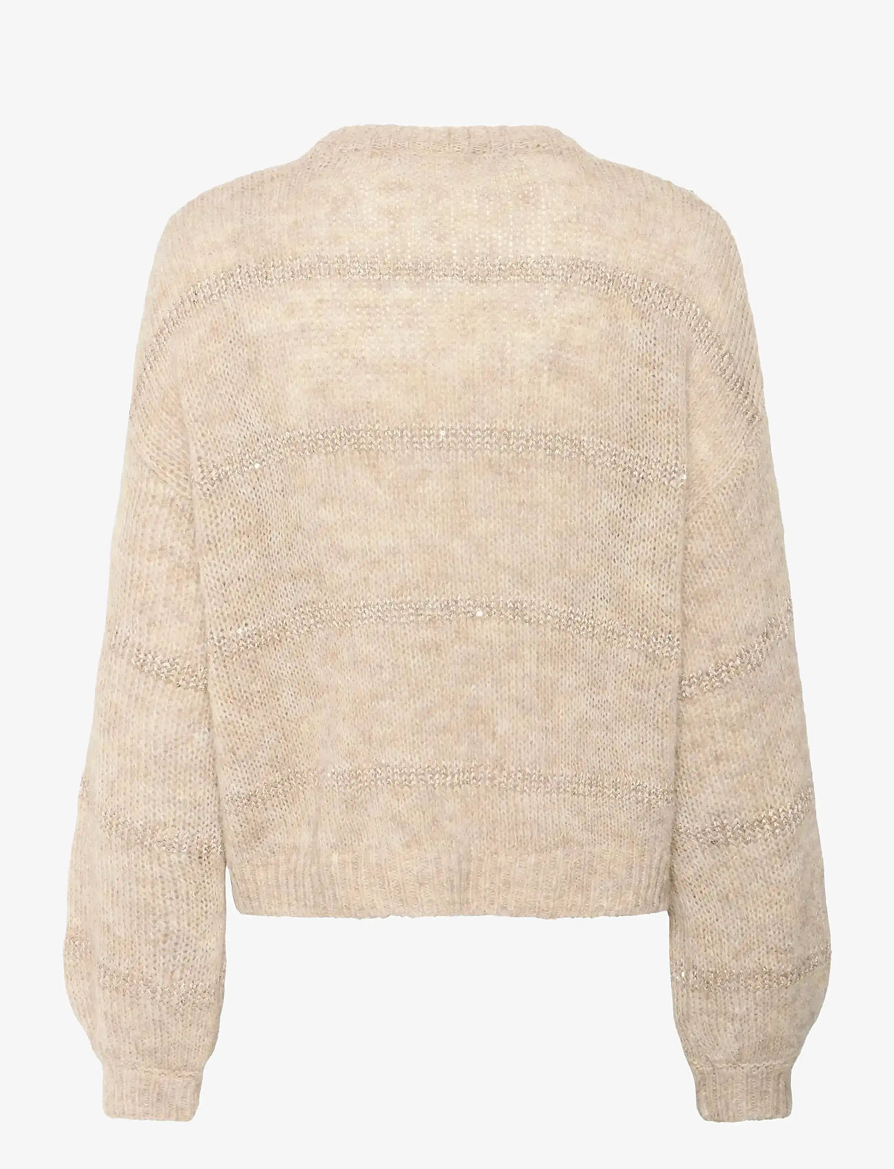 Saint Tropez - NoraliSZ Pullover - stickade tröjor - seedpearl melange - 1