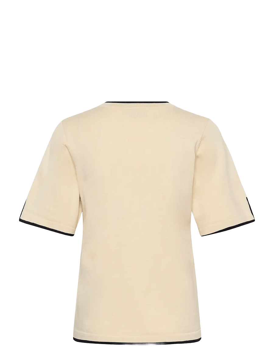 Saint Tropez - MilaSZ Contrast Stripe SS Pullover - pullover - birch nightsky contrast str. - 2