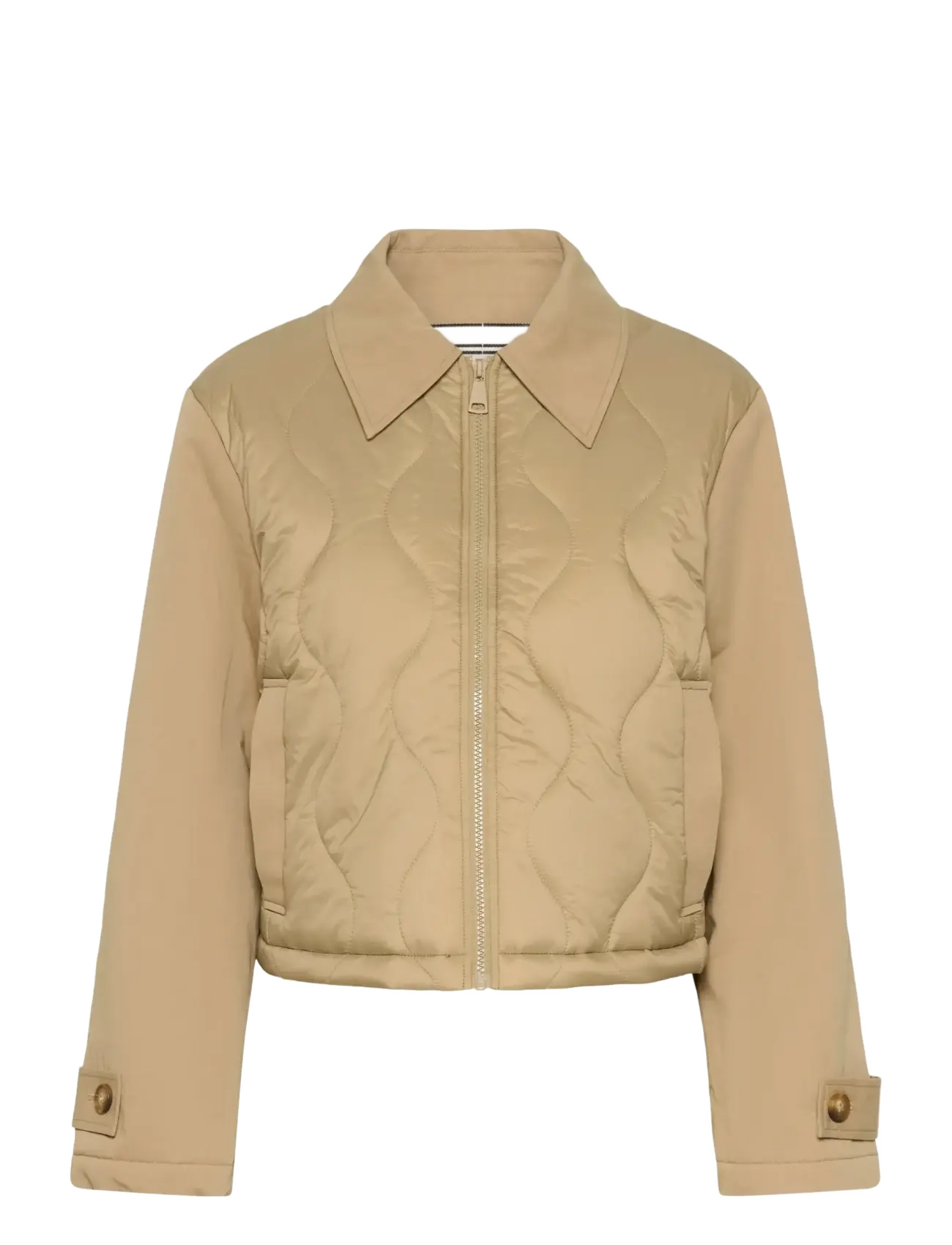 SAINT TROPEZ Odinasz Jacke Beige - M - Damen