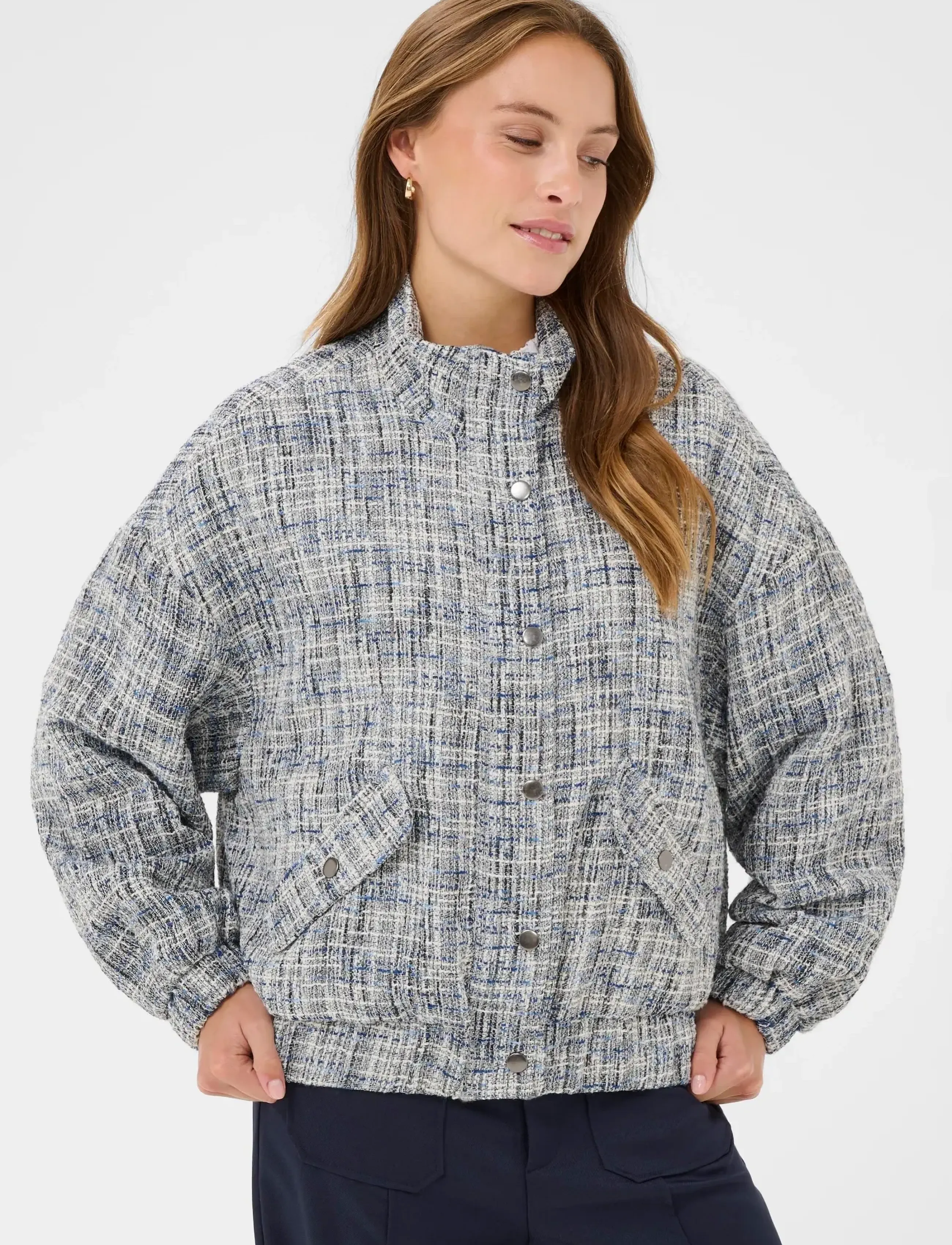 Saint Tropez OrlenaSZ Jacket - Kleidung - BLUE SHADOW / multi