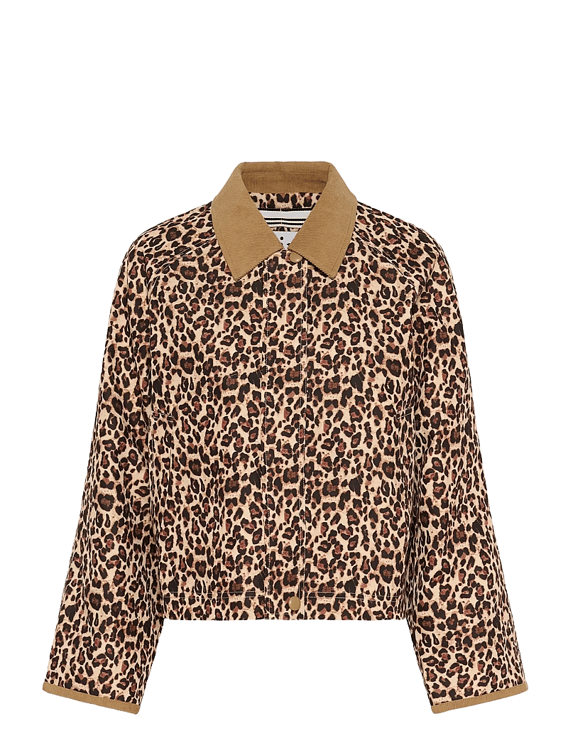 Saint Tropez - OlivienneSZ Jacket - frühlingsjacken - black reg leo - 1