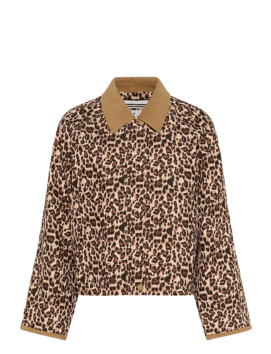 Saint Tropez - OlivienneSZ Jacket - spring jackets - black reg leo - 1