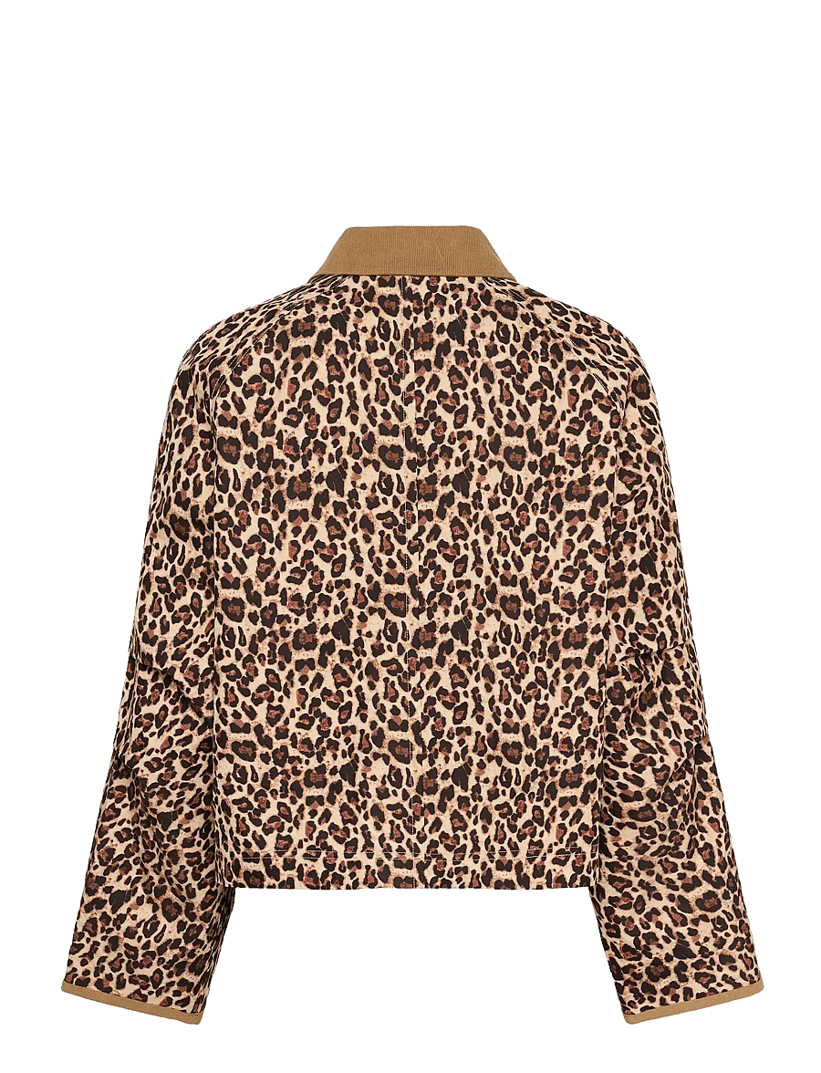 Saint Tropez - OlivienneSZ Jacket - spring jackets - black reg leo - 2