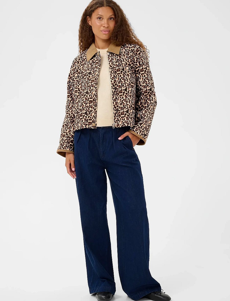 Saint Tropez - OlivienneSZ Jacket - spring jackets - black reg leo - 3